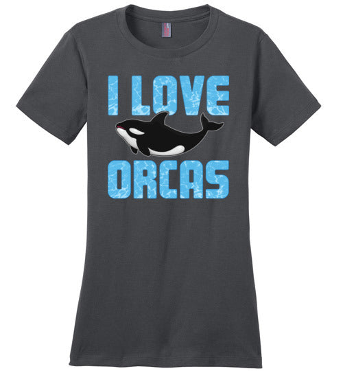 I Love Orcas Canvas