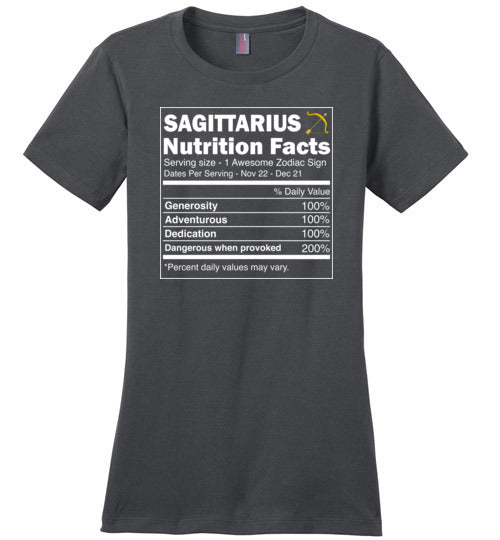 Zodiac Sagittarius Nutrition Facts