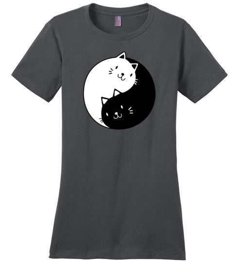 Cat Yin Yang Canvas