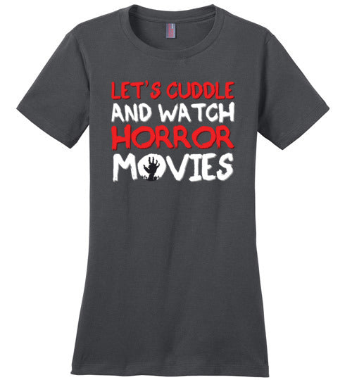 Cuddle and Watch Horror Movies Canvas