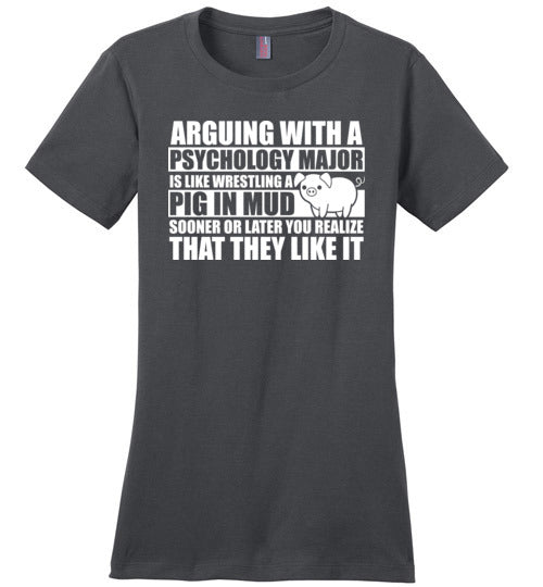 Arguing With A Psychology Major Pig In Mud