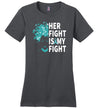 Cervical Cancer Her Fight Canvas