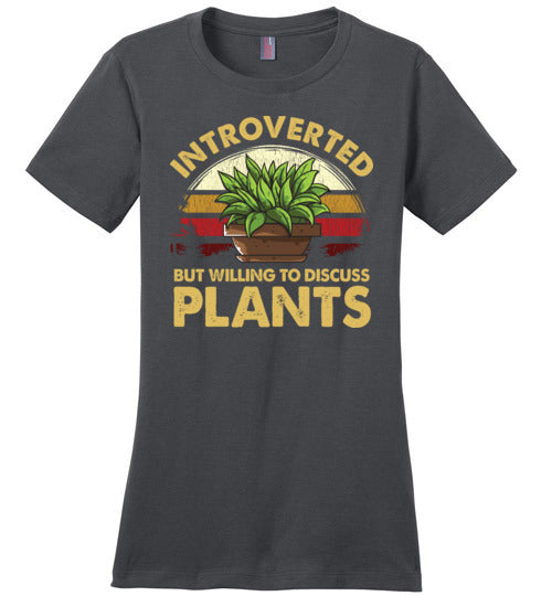 Introverted But Willing To Discuss Plants Colored