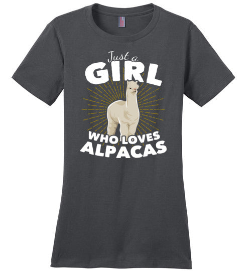Just A Girl Who Loves Alpacas Canvas