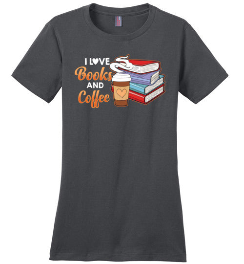 I Love Books And Coffee Canvas