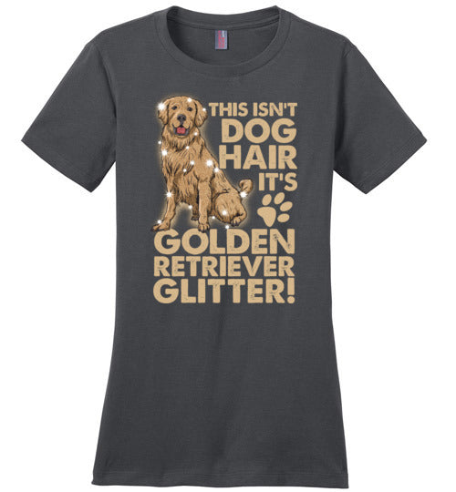 Golden Retriever Glitter Canvas
