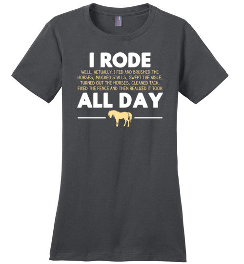 Horse Rode All Day