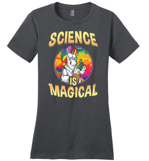 Unicorn Science Is Magical Canvas