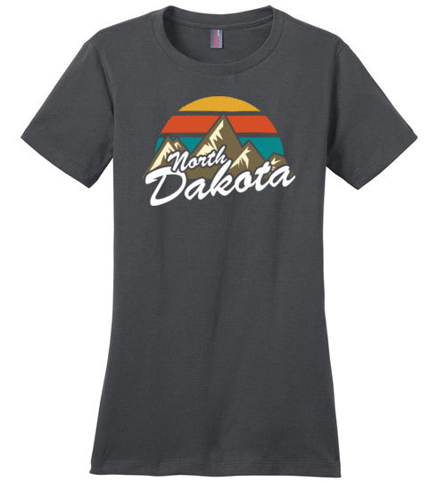 North Dakota Retro Mountains