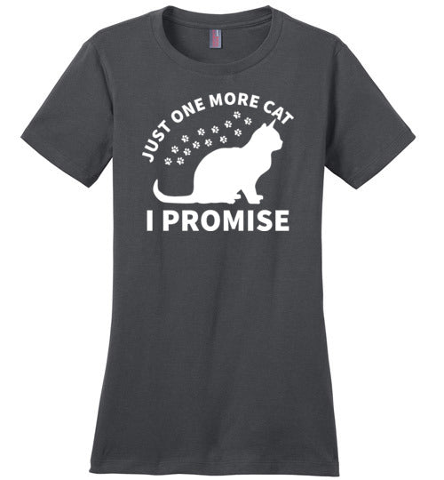 Just One More Cat I Promise Canvas