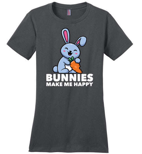 Bunnies Make Me Happy Canvas