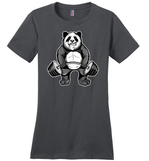 Strong Panda Weightlifting Gym Canvas