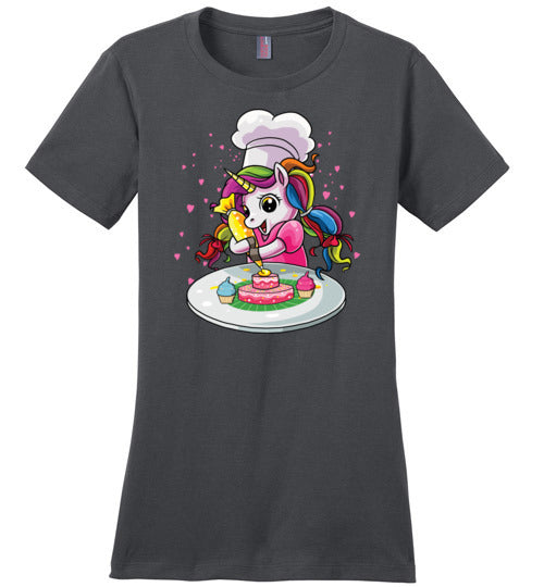 Unicorn Baking Cupcakes