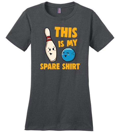 Bowling This Is My Spare Shirt Canvas