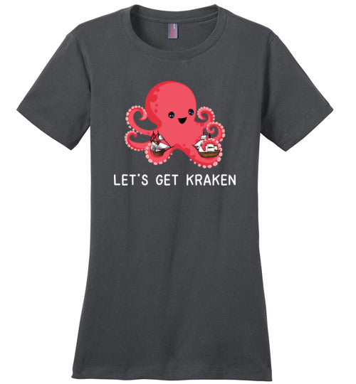 Let's Get Kraken Old Ships Canvas