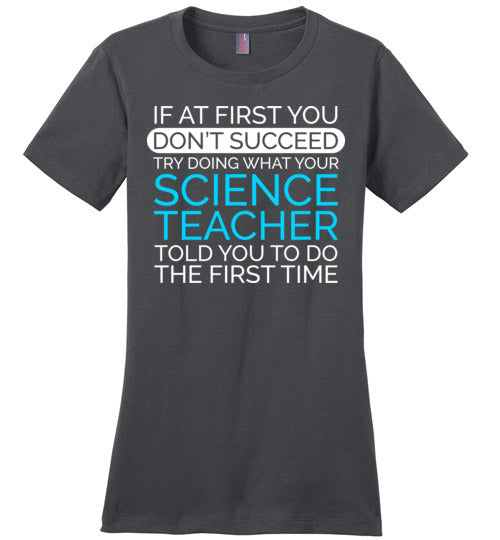 If At First Science Teacher