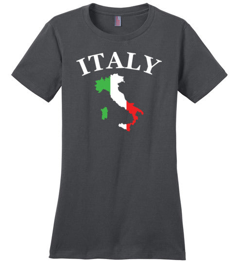 Italy Map Flag