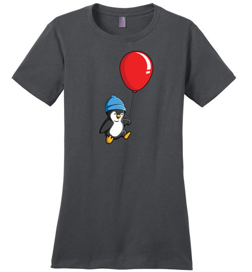 Penguin Can Fly Balloon Canvas