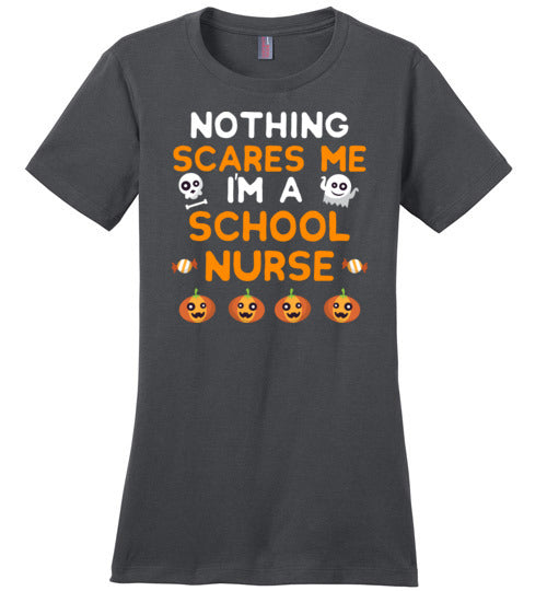Nothing Scares Me School Nurse Canvas
