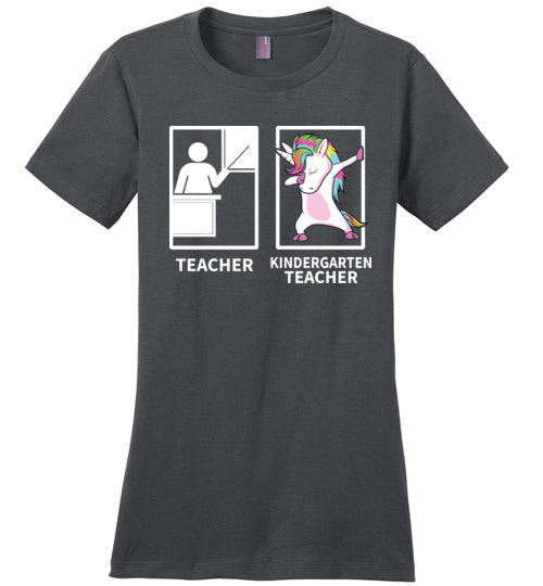 Dabbing Kindergarten Unicorn Teacher