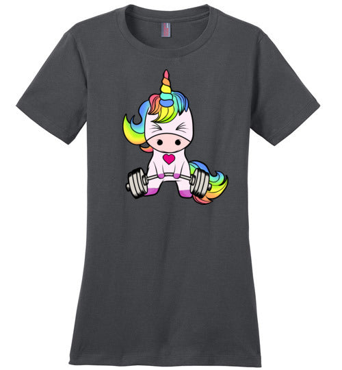 Cute Unicorn Weightlifting