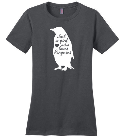 Just A Girl Who Loves Penguins Canvas