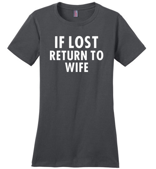 If Lost Return To Wife Canvas