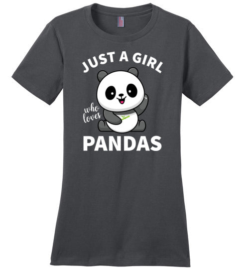 Just a Girl Who Loves Pandas Canvas