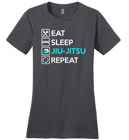 Eat Sleep Jiu-Jitsu Canvas