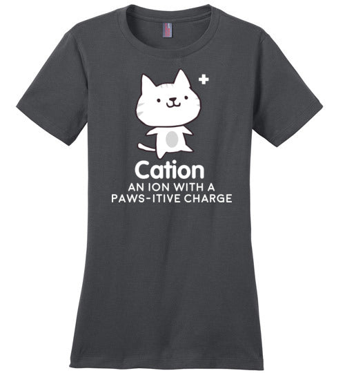 Cation Pawsitive Charge Canvas