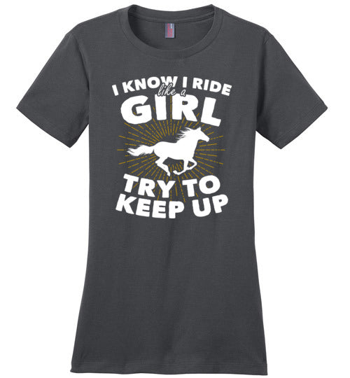 Horse Ride Like A Girl Canvas