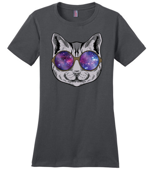 Space Cat Glasses Canvas