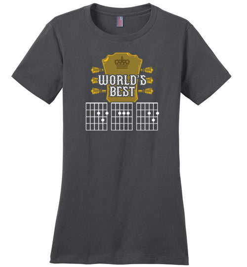 Worlds Best Dad Guitar Canvas