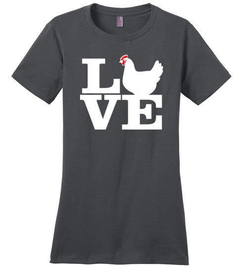 Love Chickens Canvas