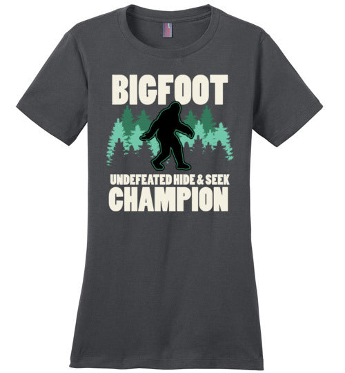 Bigfoot Hide And Seek Champion Canvas