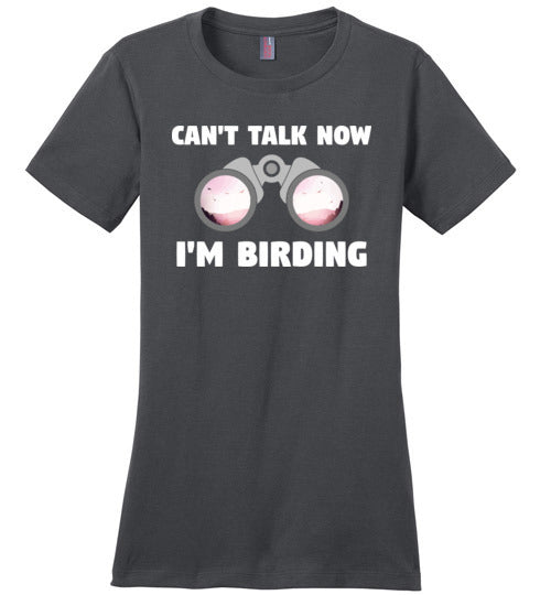 Cant Talk Birding Canvas