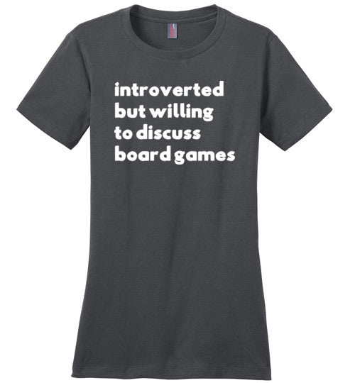 Introverted But Willing To Discuss Board Games Canvas