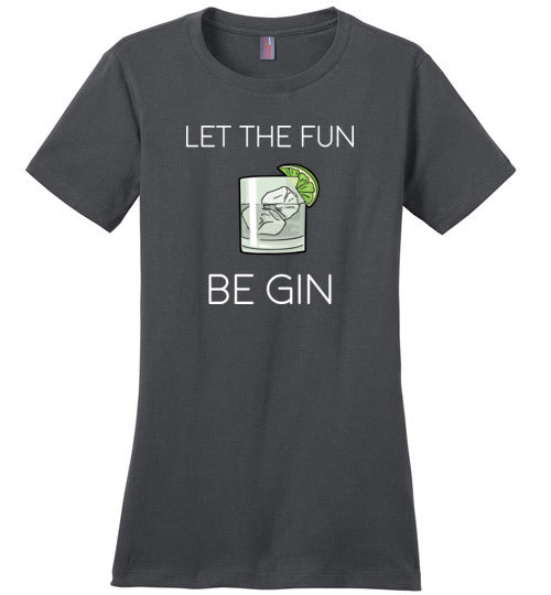 Let The Fun Be Gin Canvas