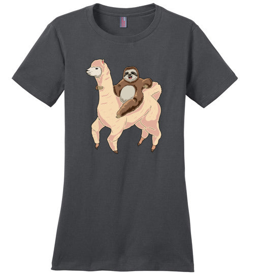 Sloth Riding A Llama