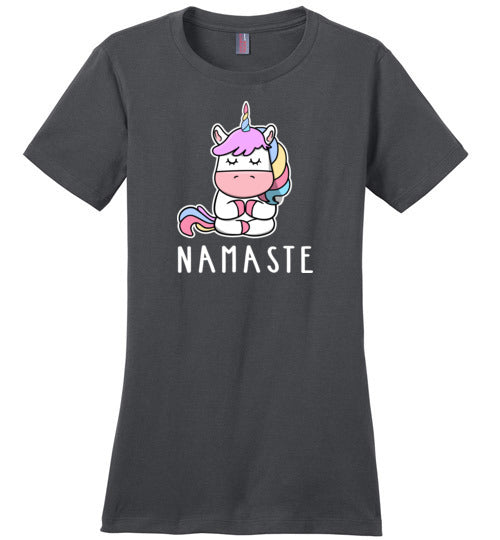Yoga Unicorn Namaste Canvas