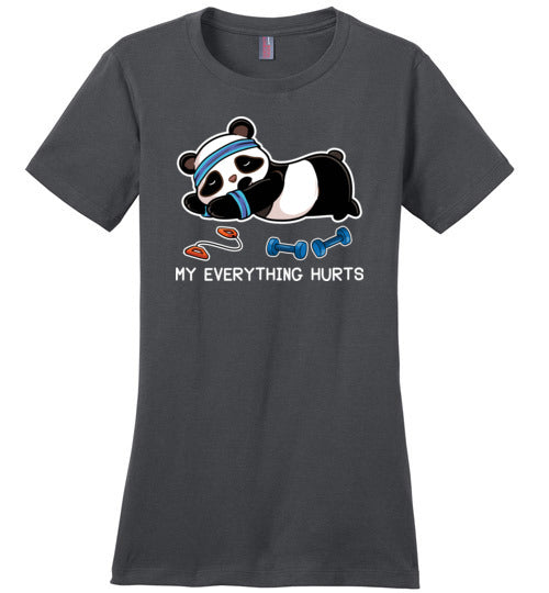 Panda My Everything Hurts Canvas