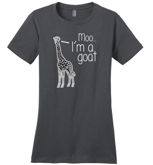 Moo Giraffe Goat Canvas