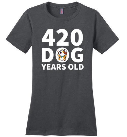 420 Dog Years Old Canvas