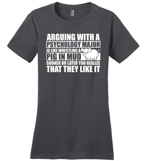 Psychology Major Pig In Mud Canvas