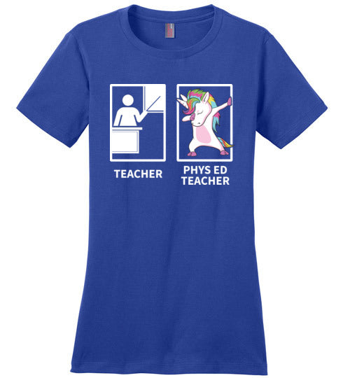 Teacher vs Unicorn Phys Ed Gym Teacher
