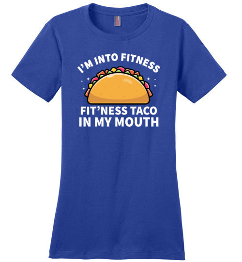 Fitness Taco In My Mouth Canvas