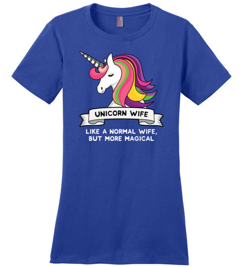 Magical Unicorn Wife Canvas