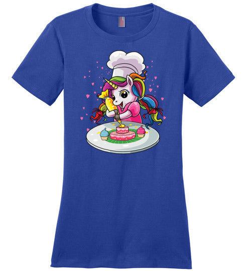 Unicorn Baking Cupcakes