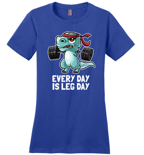 T-Rex Workout Every Day Is Leg Day Canvas