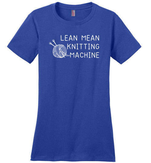 Lean Mean Knitting Machine Canvas